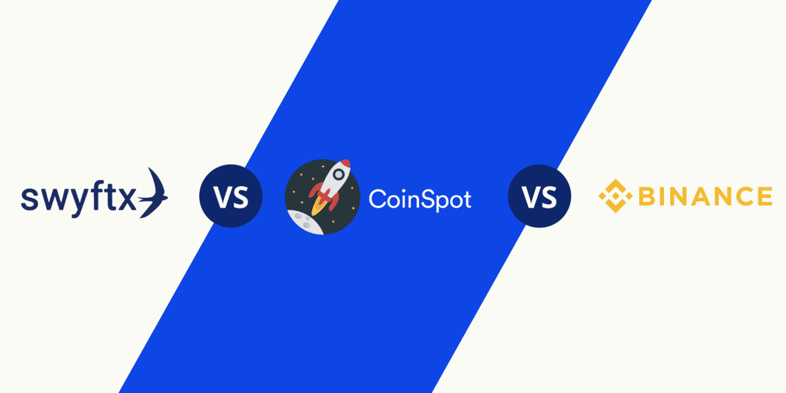 CoinSpot vs Swyftx vs Binance
